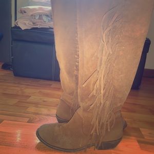 Fringe High Boots